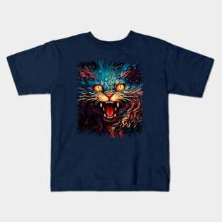 Very Angry Cat Kids T-Shirt